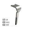 Dent de herse rotative droite adaptable pour herse Falc réf 541106