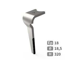 Dent de herse rotative gauche adaptable pour herse Falc réf 541107