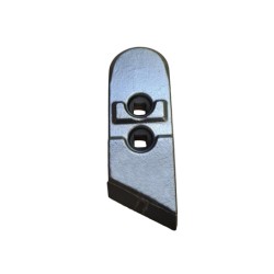 Pointe carbure droite adaptable pour charrue Pöttinger réf 6753090F