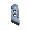 Pointe carbure gauche adaptable pour charrue Pöttinger réf 6763090F