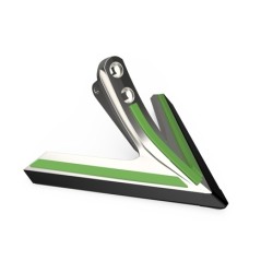 Aileron triangulaire avec renfort acier plaquettes carbure pour déchaumeur Razol réf 852706