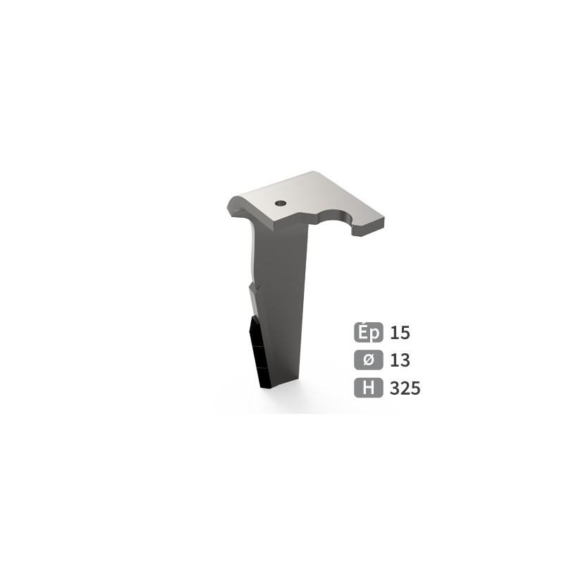 Dent de herse rotative gauche adaptable pour herse Maschio Gaspardo réf M26400221R