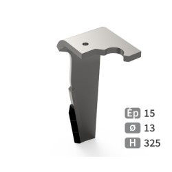 Dent de herse rotative gauche adaptable pour herse Maschio Gaspardo réf M26400221R