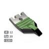Soc carbure adaptable pour déchaumeur Kverneland réf RF15133