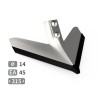 Aileron scalpeur carbure adaptable pour déchaumeur Bednar réf KM060550
