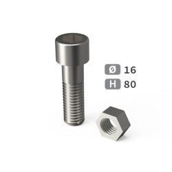 Boulon tête cylindrique hexagonale 6 pans creuse Tchc