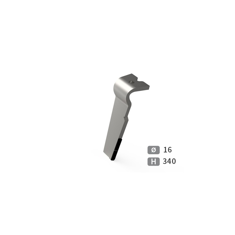 Dent de herse rotative gauche adaptable pour herse Agram réf 53101700