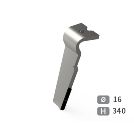 Dent de herse rotative gauche adaptable pour herse Agram réf 53101700