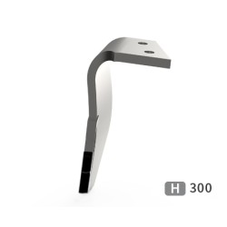 Dent de herse rotative gauche adaptable pour herse Agrisem réf ACT07