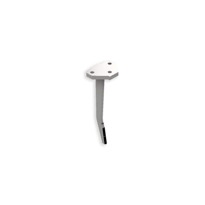 Dent de herse rotative droite adaptable pour herse Amazone réf 6302100