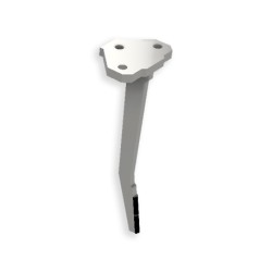Dent de herse rotative gauche adaptable pour herse Amazone réf 6303100