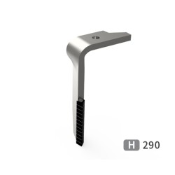 Dent de herse rotative gauche adaptable pour herse Amazone réf 232981