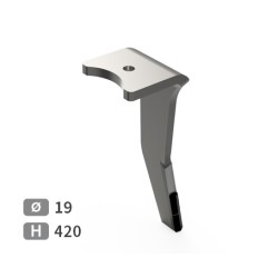 Dent de herse rotative droite adaptable pour herse Amazone réf 952774