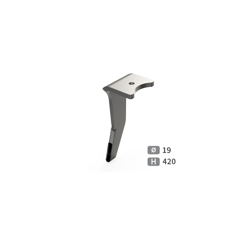 Dent de herse rotative gauche adaptable pour herse Amazone réf 952775