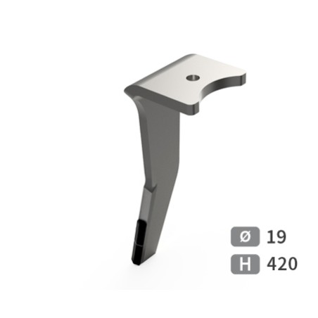 Dent de herse rotative gauche adaptable pour herse Amazone réf 952775