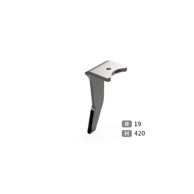 Dent de herse rotative gauche adaptable pour herse Amazone réf 952775