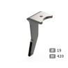 Dent de herse rotative gauche adaptable pour herse Amazone réf 952775