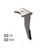 Dent de herse rotative droite adaptable pour herse Amazone réf 952774