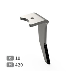 Dent de herse rotative droite adaptable pour herse Amazone réf 952774