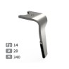Dent de herse rotative droite adaptable pour herse Kuhn réf K2502070
