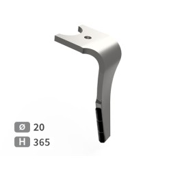 Dent de herse rotative droite adaptable pour herse Kuhn réf K2502050