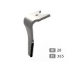 Dent de herse rotative gauche adaptable pour herse Kuhn réf K2502050