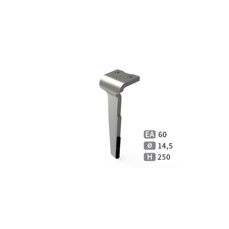 Dent de herse rotative gauche adaptable pour herse Howard réf 182930V