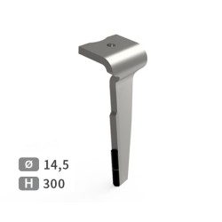 Dent de herse rotative droite adaptable pour herse Howard réf 73000HF1230