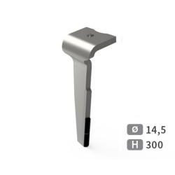 Dent de herse rotative gauche adaptable pour herse Howard réf 73000HF1231