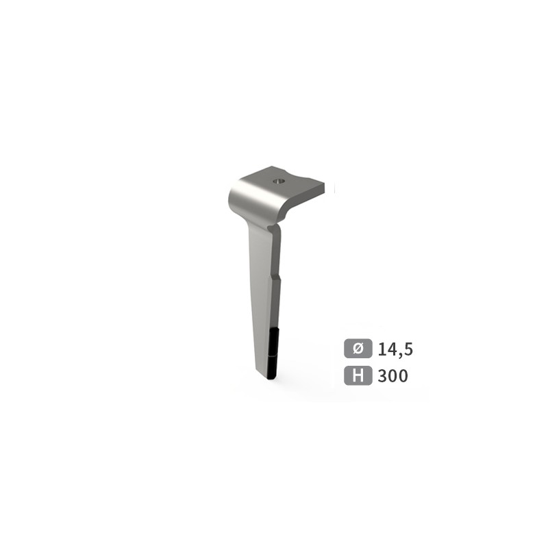 Dent de herse rotative gauche adaptable pour herse Howard réf 73000HF1231