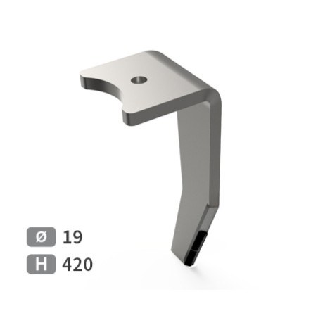 Dent de herse rotative droite adaptable pour herse Amazone réf 952774