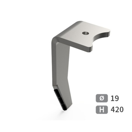 Dent de herse rotative gauche adaptable pour herse Amazone réf 952775