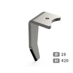 Dent de herse rotative gauche adaptable pour herse Amazone réf 952775