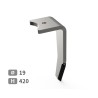 Dent de herse rotative droite adaptable pour herse Amazone réf 952774