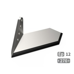 Aileron gauche de déchaumeur carbure adaptable Agro Masz réf AP.EK.00005