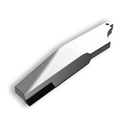 Lame carbure droite adaptable pour cultivateur Kuhn réf K1610360
