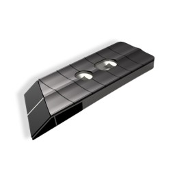 Pointe carbure droite adaptable pour charrue Pöttinger réf 6753090F