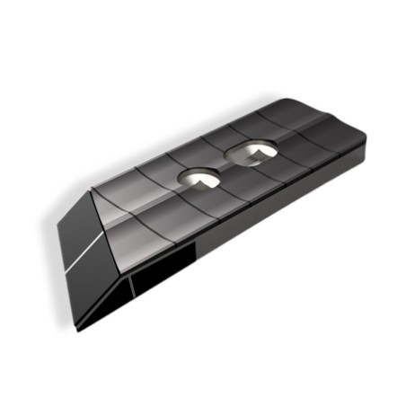 Pointe carbure droite adaptable pour charrue Pöttinger réf 6753090F