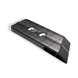 Pointe carbure gauche adaptable pour charrue Pöttinger réf 6763090F