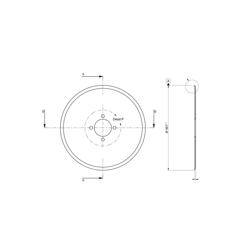 Disque Semoir SLY / BOSS 461x7 - Niaux 200 -  S113.954