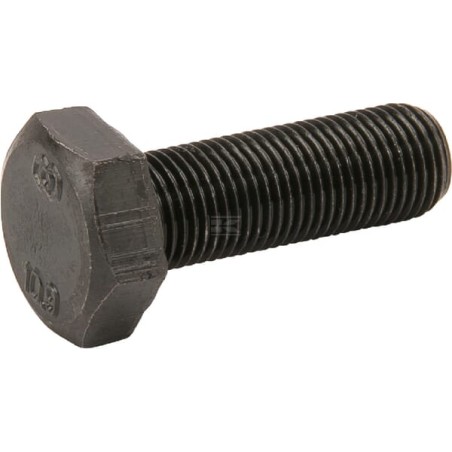 Boulon hexagonal pas fin entièrement fileté 6 p M12x1,25x25 10.9 noire