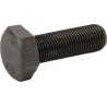 Boulon hexagonal pas fin entièrement fileté 6 p M12x1,25x25 10.9 noire