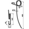 Griffe de semoir Ø10 Kuhn 951699 adaptable spire Ø75