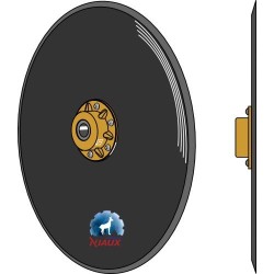 Disque de semoir Ø322x4 - compl. sans chapeau de palier - Klever - 122.31.810A - NoDim