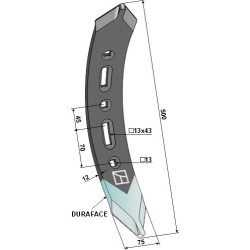 Pointe twist - modèle gauche - DURAFACE - Howard - 71209026520