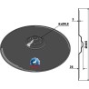 Disque de semoir Ø400x3 - Lemken - 34910011
