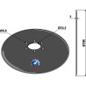 Disque de semoir Ø380x3 - Amazone - 218105