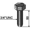 Boulon 3/4''UNC - 10.9
