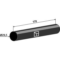 Boudin en élastomère Ø29,5 - Väderstad - 414846