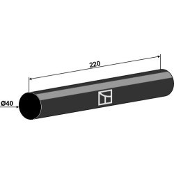 Boudin en élastomère Ø40 - Amazone - 78200081